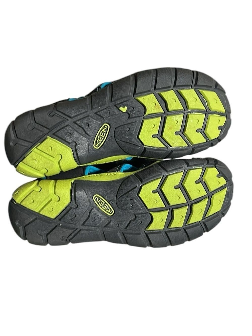 Keen Seacamp II Big Kids Water Sandals in Black and Brilliant Blue UNISEX SIZE 5 - Picture 9 of 10